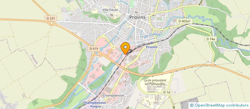 localisation de l'entreprise SCI LJMG  PROVINS