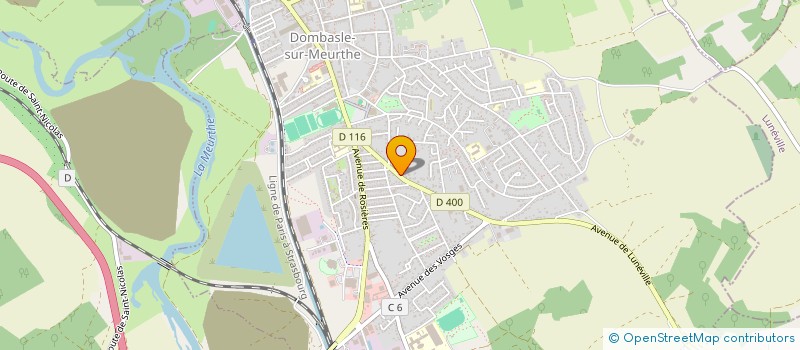 localisation de l'entreprise SCI LJNL  DOMBASLE-SUR-MEURTHE