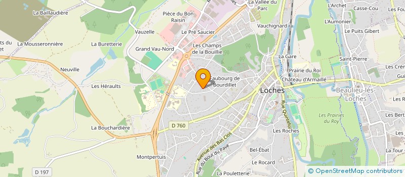 localisation de l'entreprise SCI LJP  LOCHES