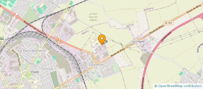 localisation de l'entreprise SCI LJPIERMAY  REIMS