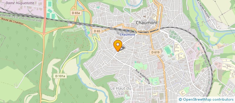 localisation de l'entreprise SCI LJRCC à CHAUMONT