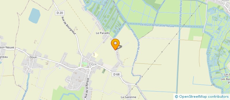 localisation de l'entreprise SCI LJS  DOIX LES FONTAINES