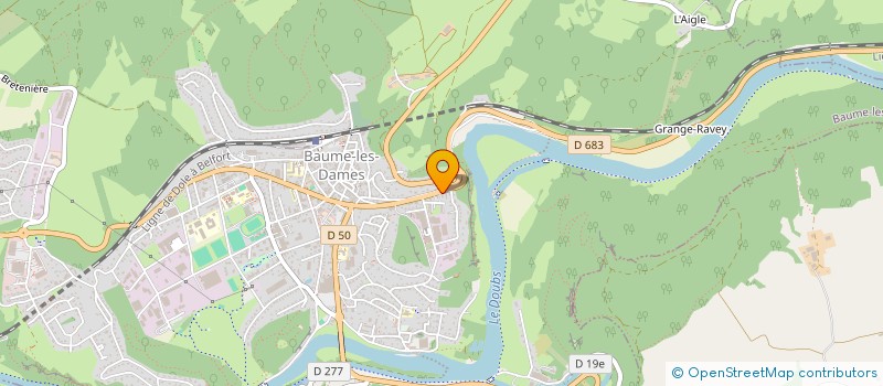 localisation de l'entreprise SCI LJVF  BAUME-LES-DAMES