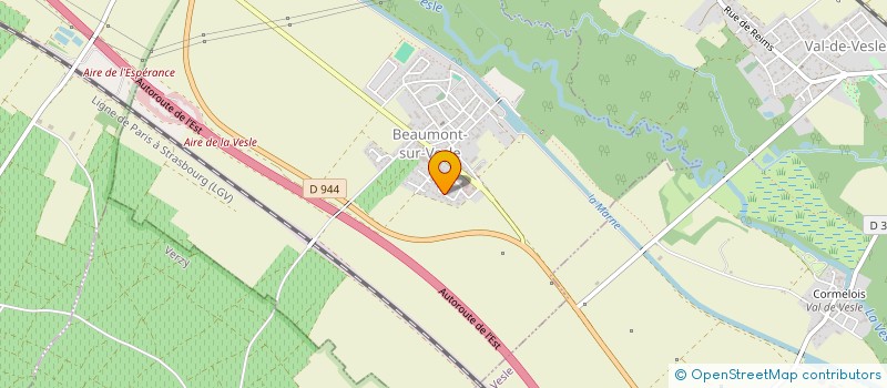 localisation de l'entreprise SCI LK  BEAUMONT-SUR-VESLE