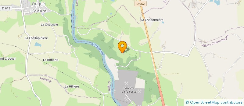 localisation de l'entreprise SCI LK IMMOBILIER  VILLIERS-CHARLEMAGNE