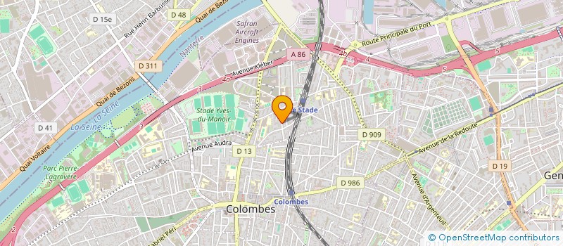 localisation de l'entreprise SCI LKB à COLOMBES