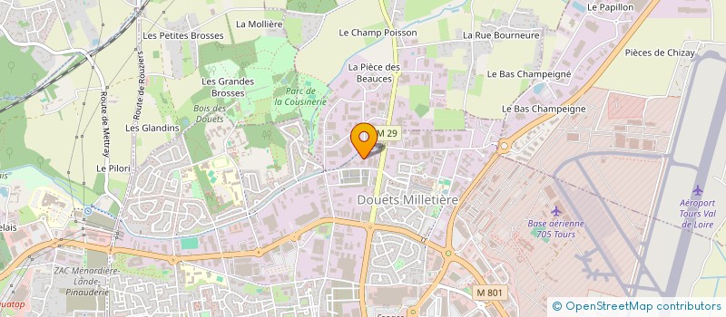 localisation de l'entreprise SCI LKC  TOURS