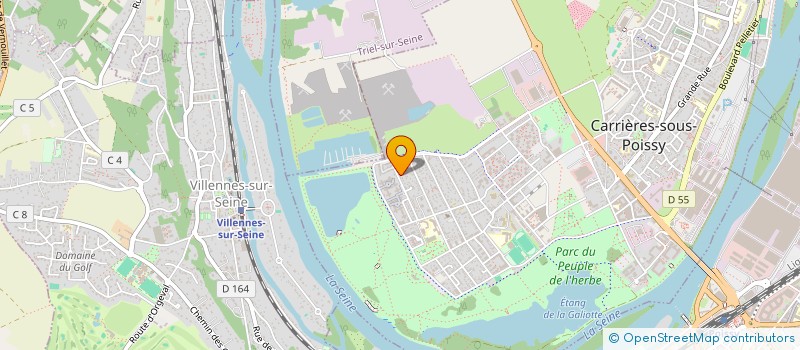 localisation de l'entreprise SCI LKC  CARRIERES-SOUS-POISSY