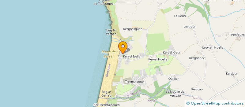 localisation de l'entreprise SCI LKCEA  PLONEVEZ-PORZAY