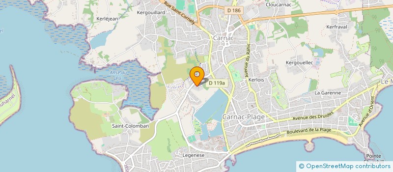 localisation de l'entreprise SCI LKD  CARNAC