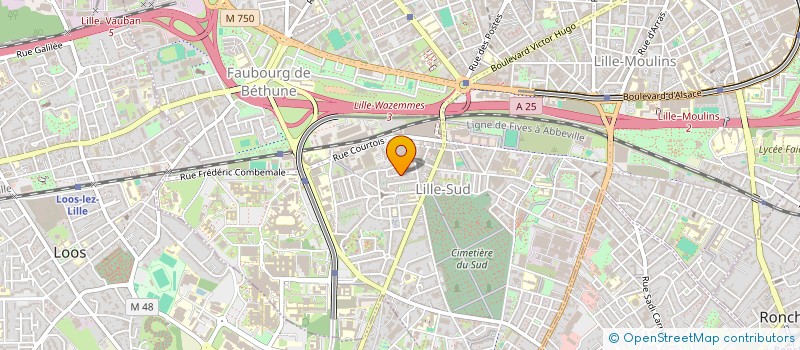 localisation de l'entreprise SCI LKE à LILLE