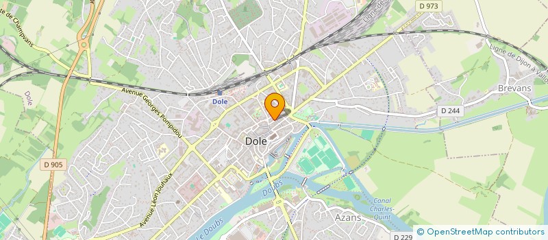 localisation de l'entreprise SCI LKI à DOLE