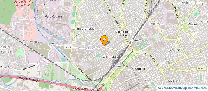 localisation de l'entreprise SCI LKJ  REIMS