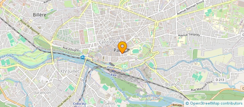 localisation de l'entreprise SCI LKJ à PAU