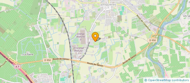 localisation de l'entreprise SCI LKMMJ 3  COURTHEZON