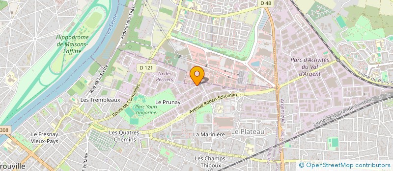 localisation de l'entreprise SCI LKR  SARTROUVILLE