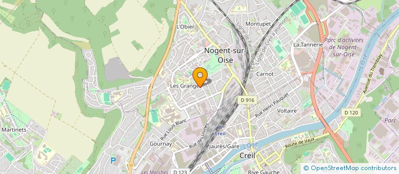 localisation de l'entreprise SCI LKRM  NOGENT-SUR-OISE