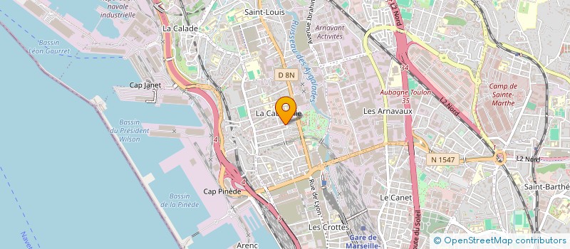 localisation de l'entreprise SCI LL à MARSEILLE