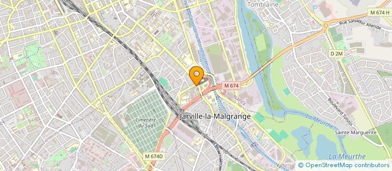 localisation de l'entreprise SCI LL  NANCY