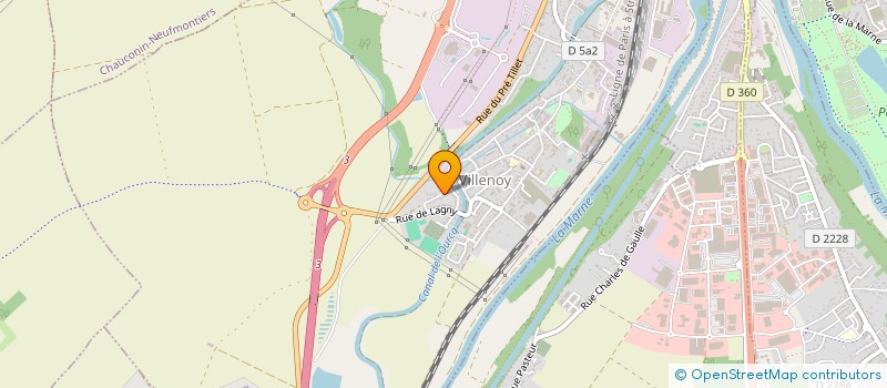 localisation de l'entreprise SCI LL-RS ST FARON  VILLENOY