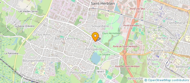 localisation de l'entreprise SCI LL2S  SAINT-HERBLAIN