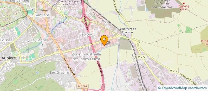 localisation de l'entreprise SCI LLACER  AUBIERE