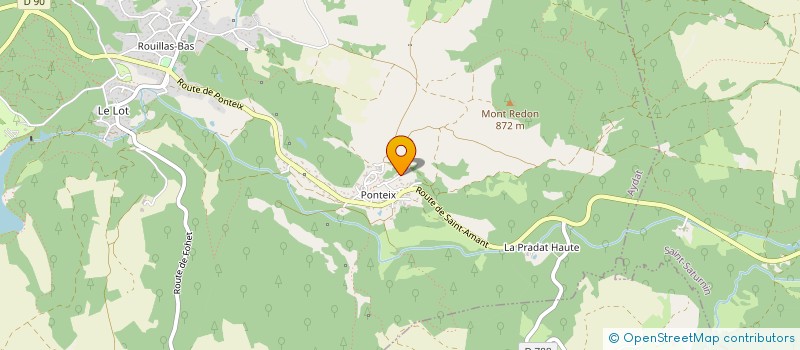 localisation de l'entreprise SCI LLAM 63  AYDAT