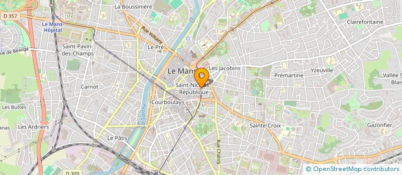 localisation de l'entreprise SCI LLB  LE MANS