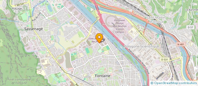 localisation de l'entreprise SCI LLB  FONTAINE