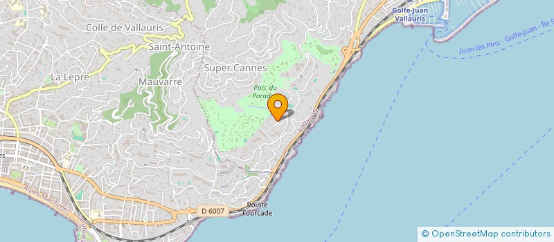 localisation de l'entreprise SCI LLC à VALLAURIS