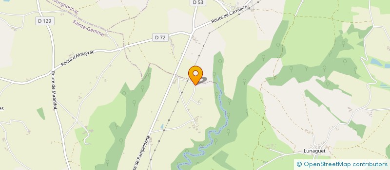 localisation de l'entreprise SCI LLD  SAINTE-GEMME