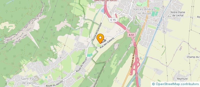 localisation de l'entreprise SCI LLDWS à VARCES-ALLIERES-ET-RISSET