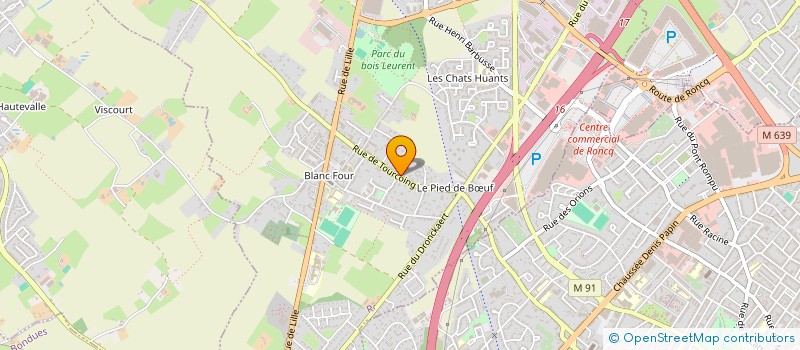 localisation de l'entreprise SCI LLE LOG à RONCQ