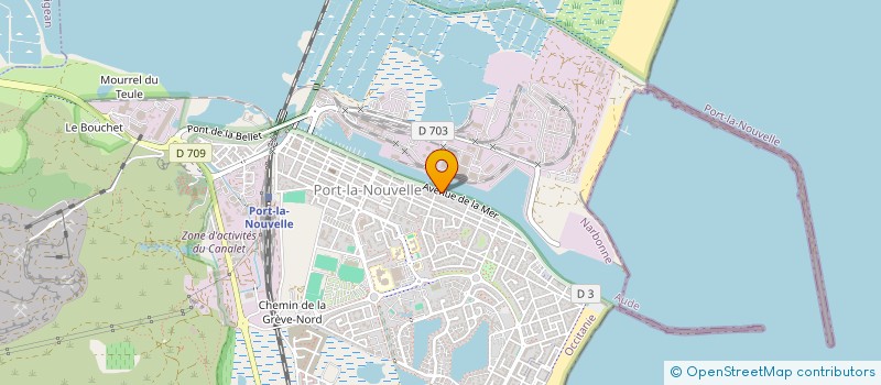 localisation de l'entreprise SCI LLERES ET FILS  PORT-LA-NOUVELLE