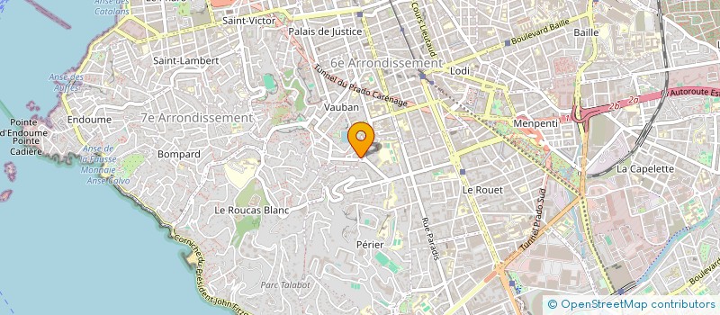 localisation de l'entreprise SCI LLF PARADIS  MARSEILLE