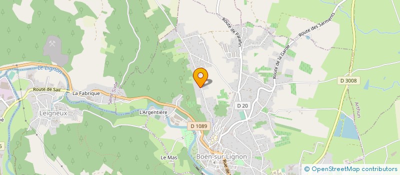 localisation de l'entreprise SCI LLGM  BOEN-SUR-LIGNON