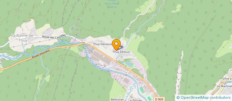 localisation de l'entreprise SCI LLH à THONES