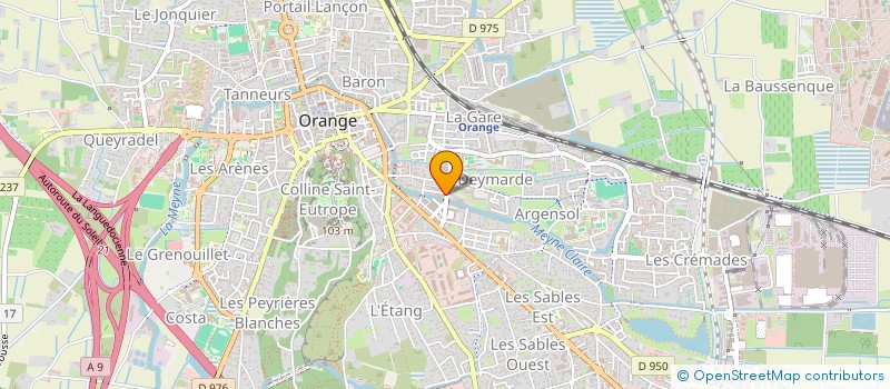 localisation de l'entreprise SCI LLIBRA  ORANGE