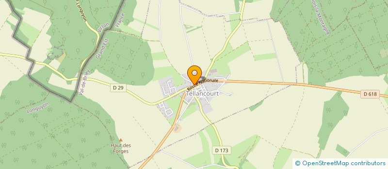 localisation de l'entreprise SCI LLJ  TELLANCOURT