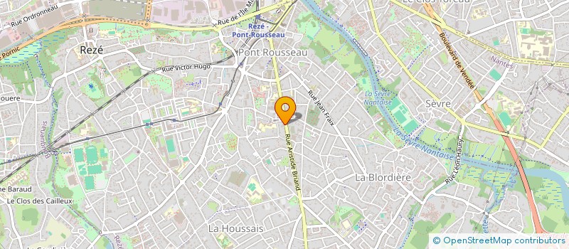 localisation de l'entreprise SCI LLM  REZE