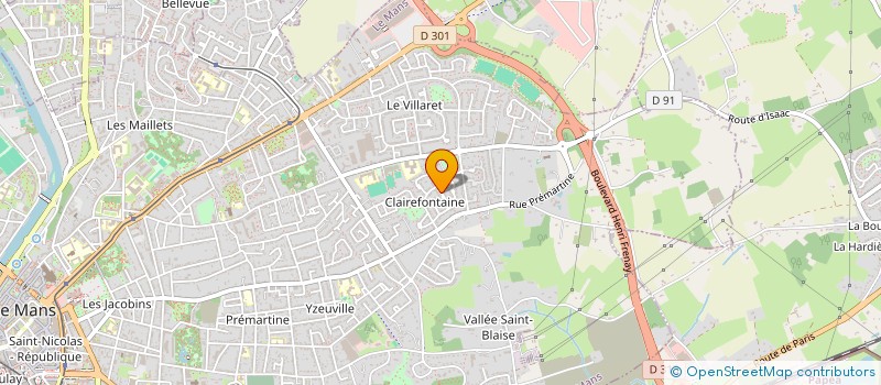 localisation de l'entreprise SCI LLMAL  LE MANS