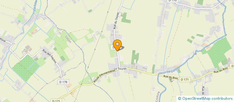 localisation de l'entreprise SCI LLNA à LA COUTURE