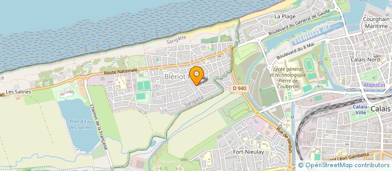 localisation de l'entreprise SCI LLNJ  SANGATTE