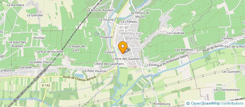localisation de l'entreprise SCI LLORCA-SONZAY à VERNOU-SUR-BRENNE