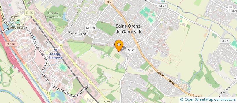 localisation de l'entreprise SCI LLORET 21  LABEGE