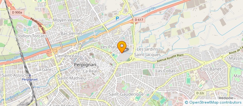 localisation de l'entreprise SCI LLOUBES  PERPIGNAN