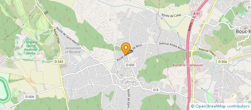 localisation de l'entreprise SCI LLP  CABRIES