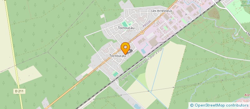 localisation de l'entreprise SCI LLR  CESTAS