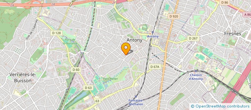 localisation de l'entreprise SCI LLR TOULON à ANTONY