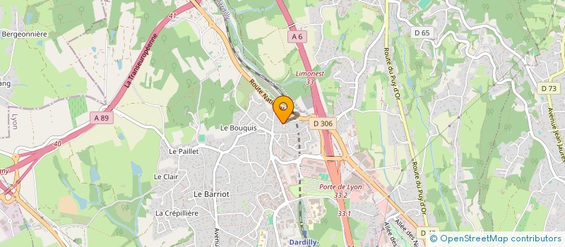 localisation de l'entreprise SCI LLS IMPACT  DARDILLY